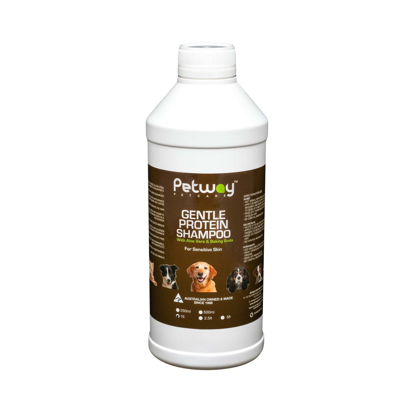 Petway Shampoo Gentle Protein w/ Aloe Vera & Baking Soda - Fetch Grooming Supplies