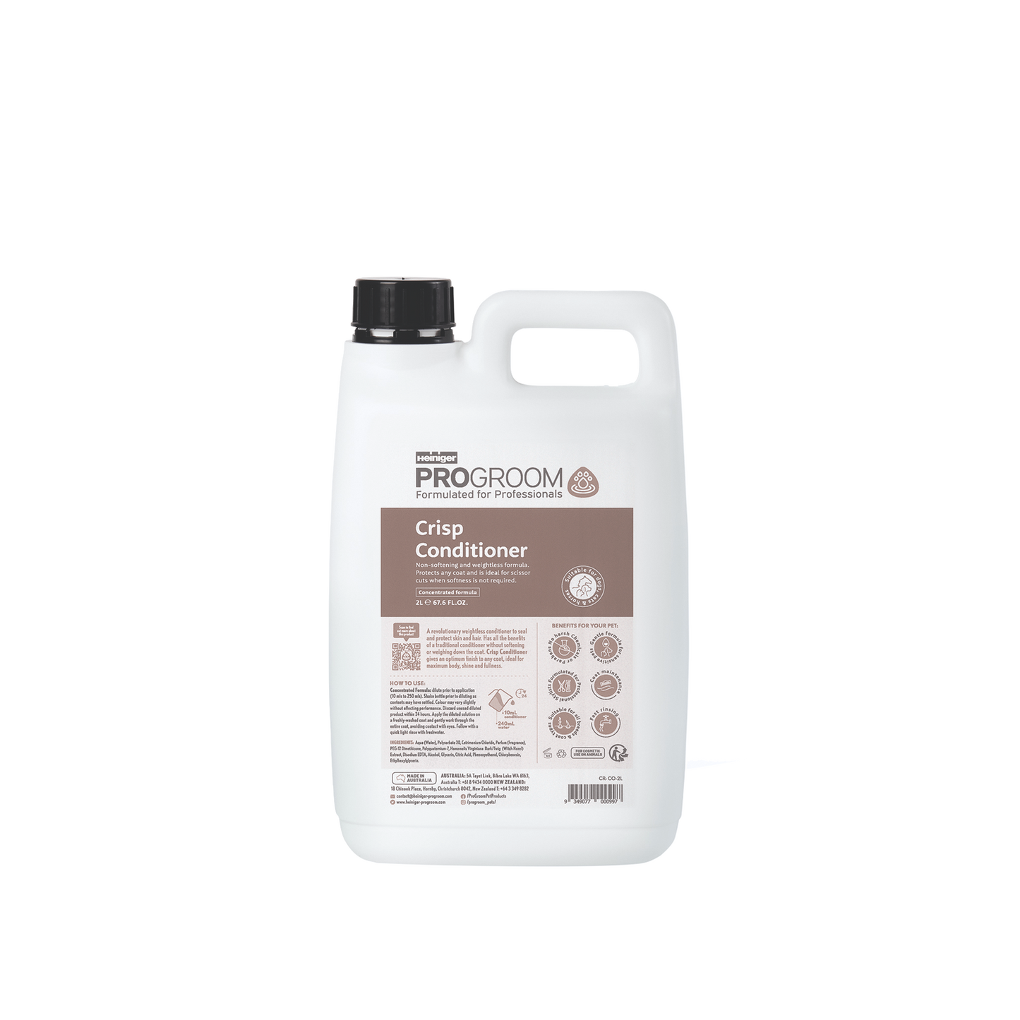 ProGroom Crisp Conditioner - Fetch Grooming Supplies