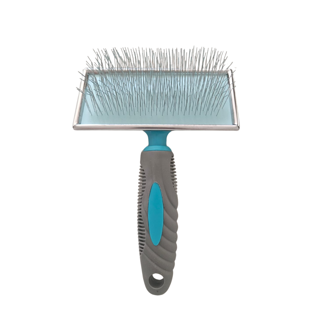 Ergo Grip Large Long Slicker Brush - Fetch Grooming Supplies