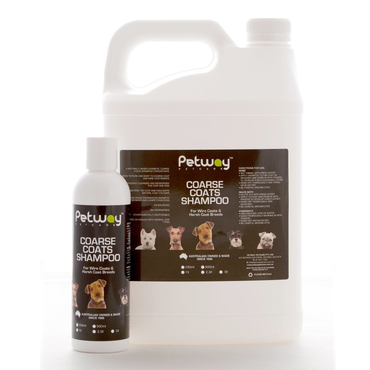 Petway Shampoo Coarse Coats - Fetch Grooming Supplies