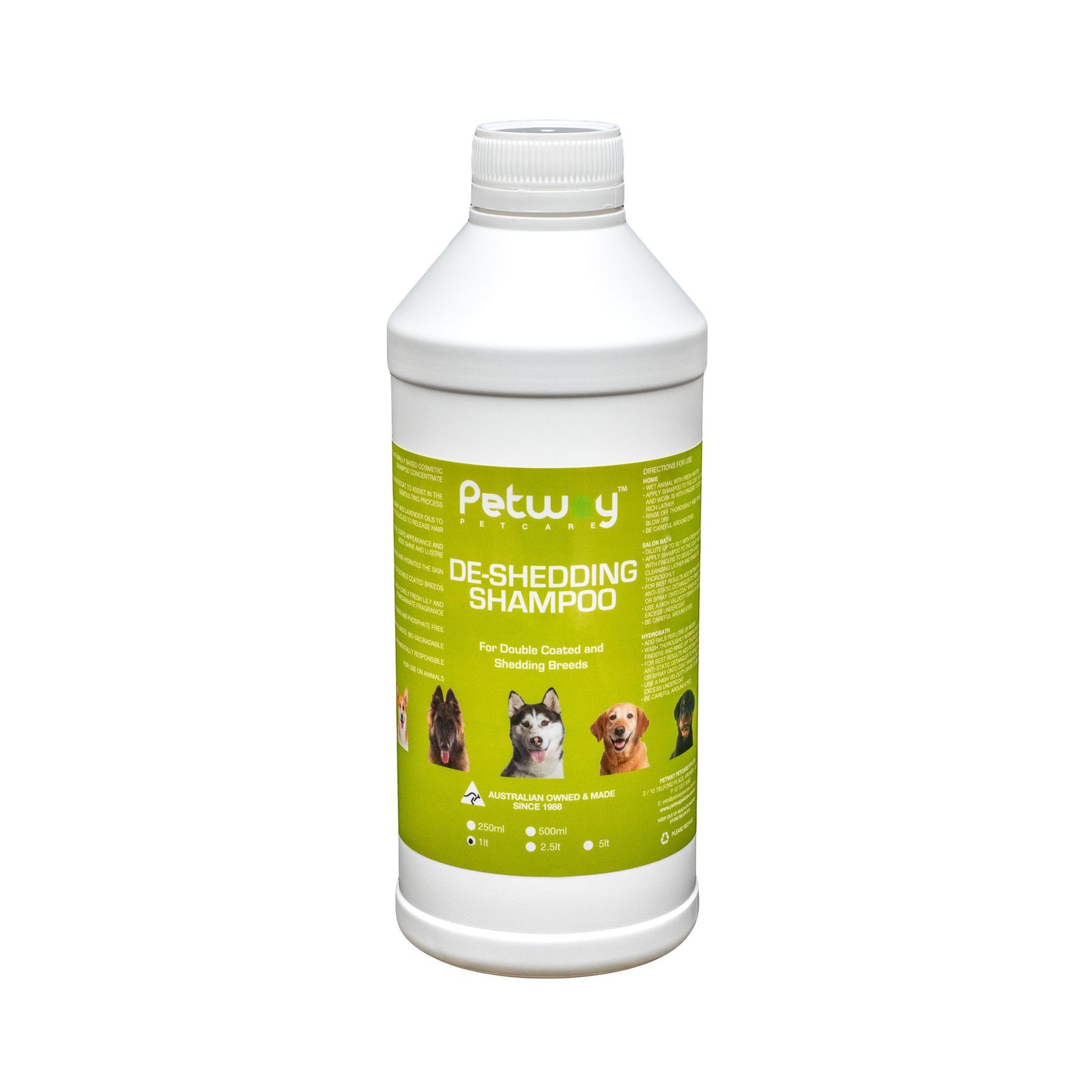 Petway Shampoo De-Shedding - Fetch Grooming Supplies