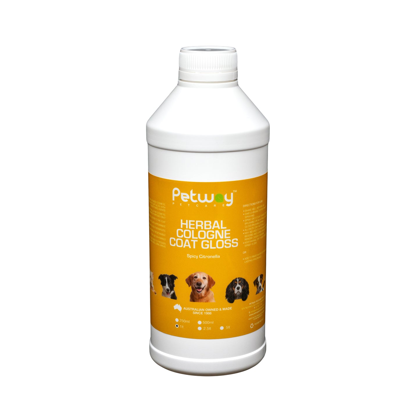 Petway Cologne Herbal - Fetch Grooming Supplies
