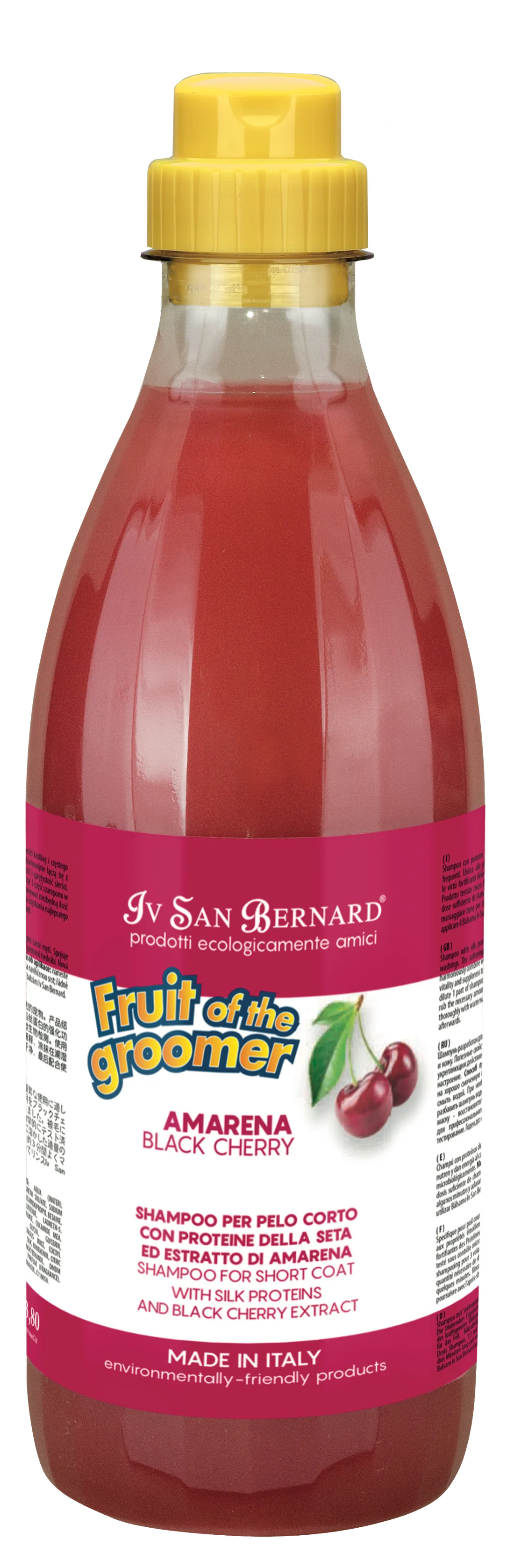 Fruit of The Groomer BLACK CHERRY SHAMPOO for Short Coats
