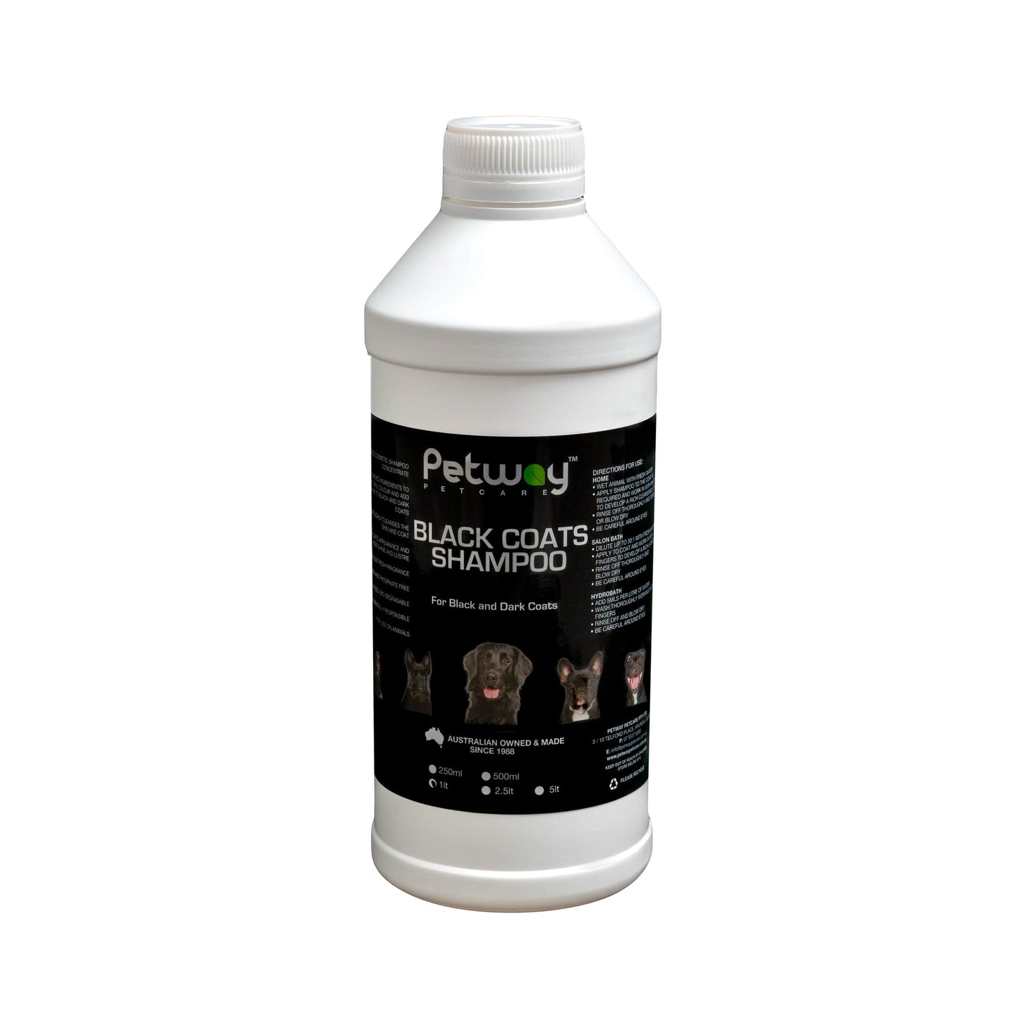 Petway Shampoo Black and Dark Coats
