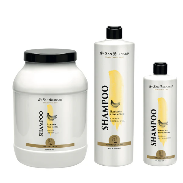 Traditional line Banana SHAMPOO for Medium Coats