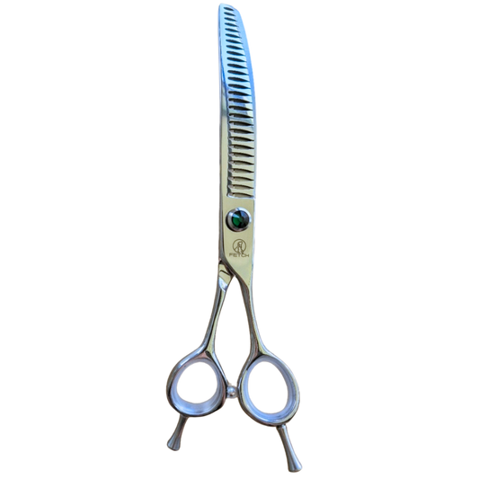 7.5" Emerald T28 Curved Chunker Scissors 440c