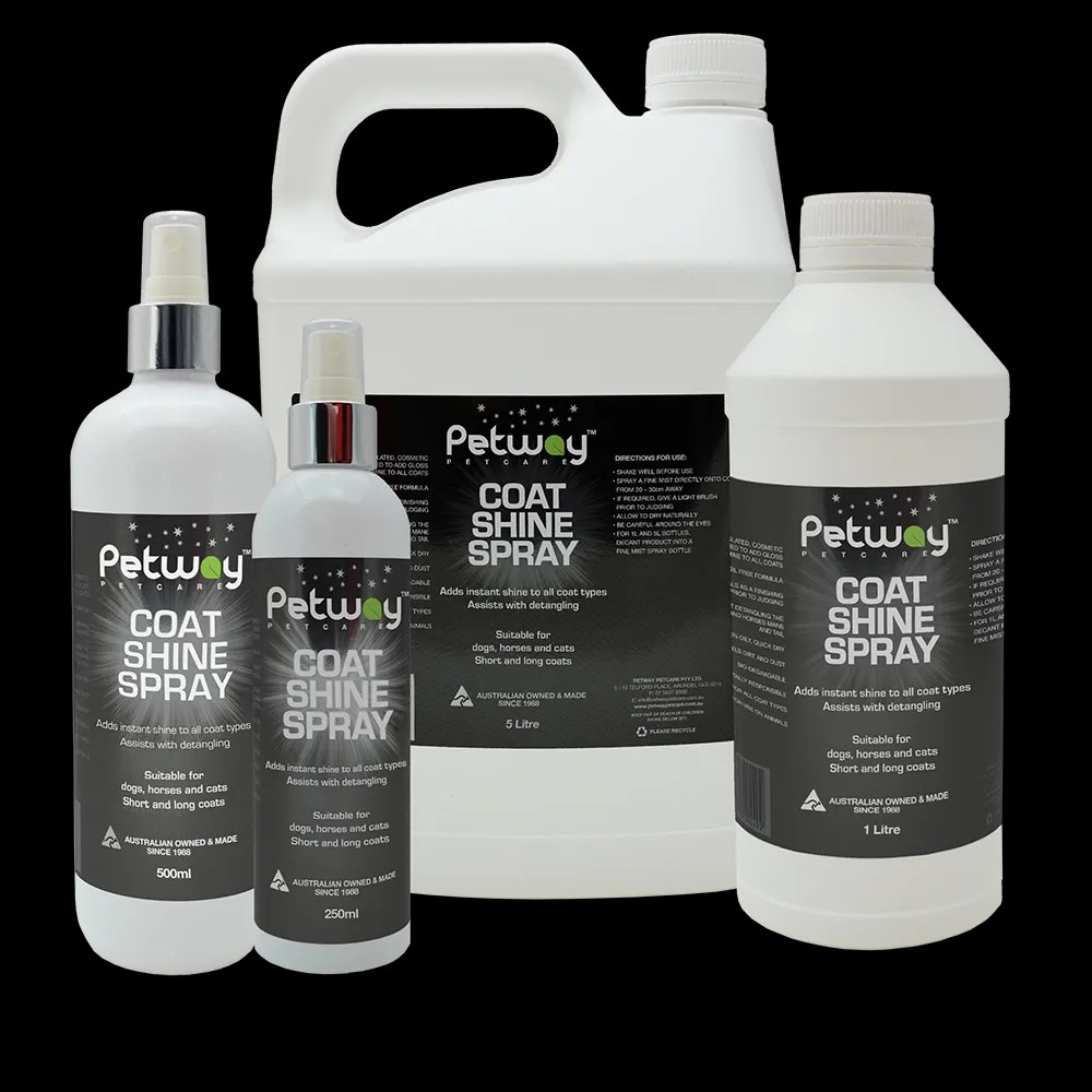 Petway Coat Shine Spray – Fetch Grooming Supplies