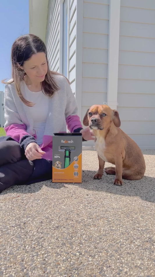 Refuresh Short/Medium Gentle Deshedding Brush