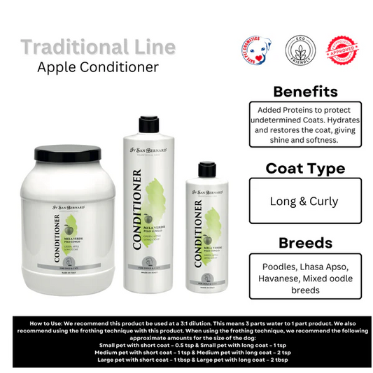Traditional Line Green Apple CONDITIONER for Long Hair